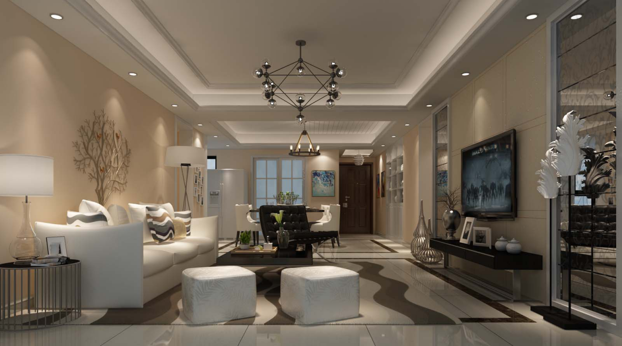 现代客厅装修__深度体验我们现代客厅装修的美